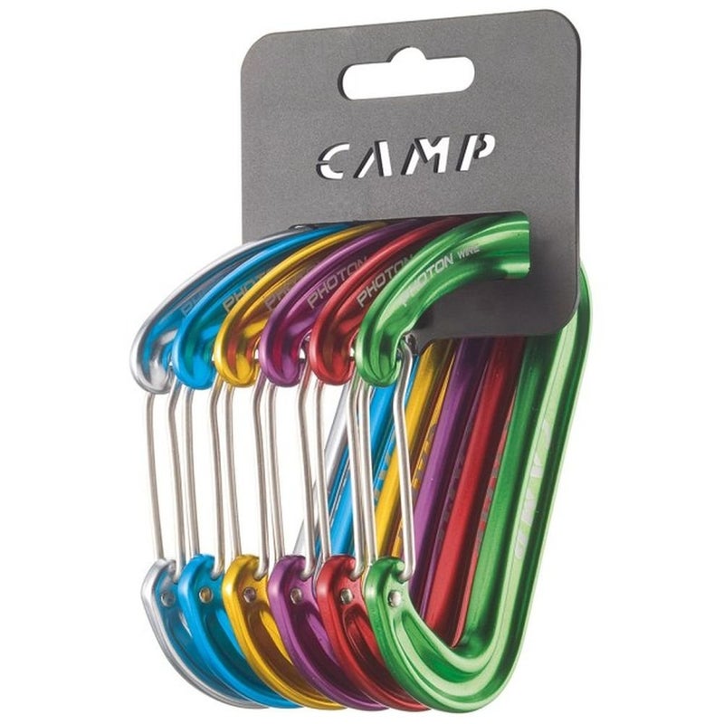 Camp Photon Wire Rack Pack - Carabiners - 6 Pieces Multi-Coloured 2018